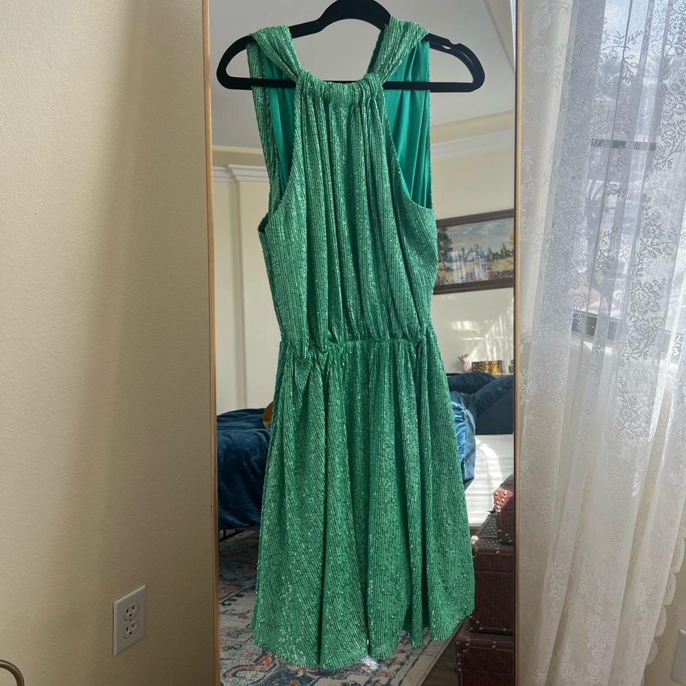 ITMFL Sequin Low Back Mini Dress
